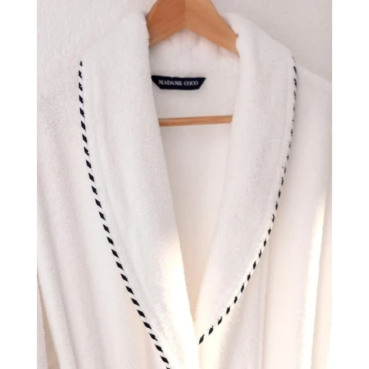طقم روب حمام جاك بياقة شال للجنسين بالمقاس L-XL – مادام كوكو - مدام كوكو - Image 5