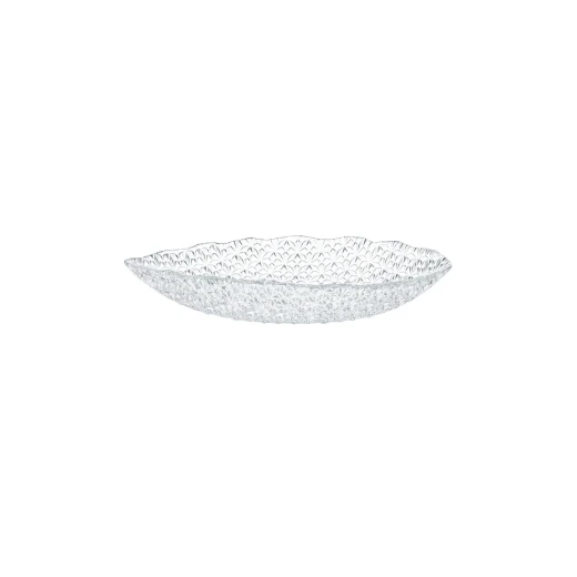 وعاء بيضاوي شارمز 28×18 سم وعاء تقديم زجاجي أنيق ومتعدد الاستخدامات آمن للطعام وآمن للغسيل في غسالة الصحون من مدام كوكو - مدام كوكو - Image 2