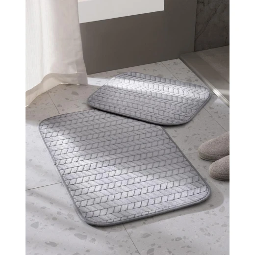 طقم دعاسات حمام نوريس من مدام كوكو 50×80 سم + 40×50 سم – خامة ناعمة وامتصاص عالي للماء لإحساس مريح بعد الاستحمام طقم دعاسات حمام نوريس من مدام كوكو 50×80 سم + 40×50 سم – خامة ناعمة وامتصاص عالي للماء لإحساس مريح بعد الاستحمام