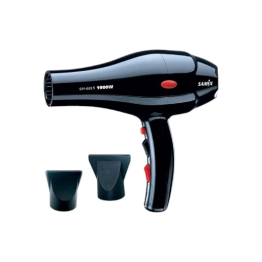 مجفف شعر SM-6815 بقوة 1900 واط محرك AC احترافي إعدادات سرعة متعددة تجفيف سريع فلتر سهل التنظيف أداء قوي ومتين من ساميكس مجفف شعر SM-6815 بقوة 1900 واط محرك AC احترافي إعدادات سرعة متعددة تجفيف سريع فلتر سهل التنظيف أداء قوي ومتين من ساميكس