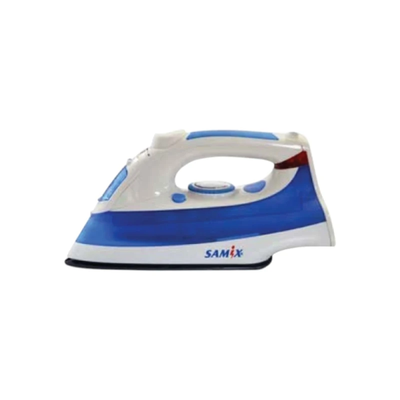 مكواة بخار SNK-2700A ، قدرة 2000 واط ، قاعدة غير لاصقة لتوزيع متساوٍ للحرارة ، بخار قوي ورذاذ ماء ، تحكم حراري دقيق ، وظيفة التنظيف الذاتي ومؤشر ضوئي من ساميكس - ساميكس