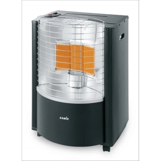 دفاية غاز SNK-007D صوبة غاز محمولة للداخل مع ميزات أمان، تدفئة قوية، تحكم بالحرارة، تصميم متين من ساميكس