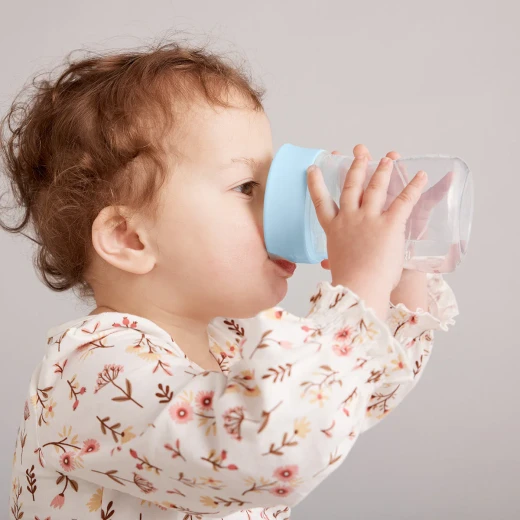 b.box Toddler Training Cup, BPA-Free Transition Cup for Babies & Toddlers, Drinking Rim with Water Window, No Spout or Straw, 12+ Months, Interchangeable Lid System lullaby color - B.Box - Image 5