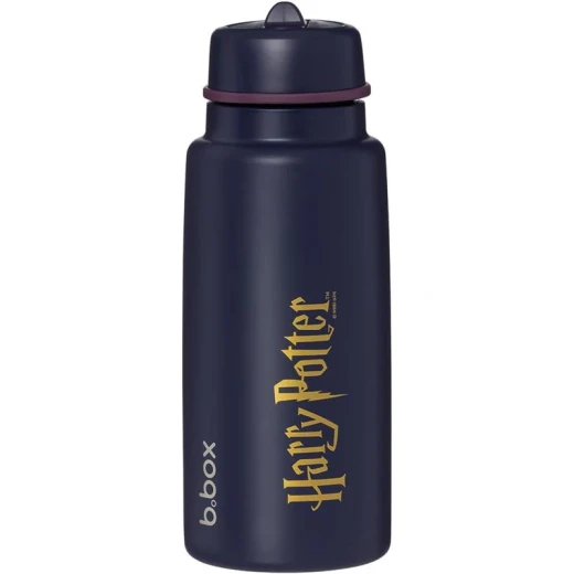 b.box 1L Insulated Flip Top Bottle, Harry Potter, Triple Layer Stainless Steel Water Bottle with Straw, Leak-Proof, BPA-Free, Keeps Drinks Cold for 46 Hours b.box 1L Insulated Flip Top Bottle, Harry Potter, Triple Layer Stainless Steel Water Bottle with Straw, Leak-Proof, BPA-Free, Keeps Drinks Cold for 46 Hours