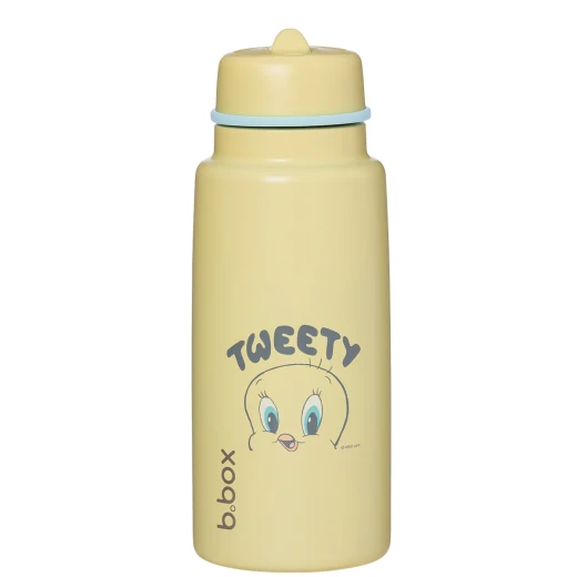 b.box Looney Tunes Thermal Bottle 1L, Triple Layer Insulated Stainless Steel Water Bottle, Foldable Spout with Straw, Leak-Proof Thermos for Kids, BPA-Free b.box Looney Tunes Thermal Bottle 1L, Triple Layer Insulated Stainless Steel Water Bottle, Foldable Spout with Straw, Leak-Proof Thermos for Kids, BPA-Free