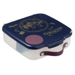 b.box Harry Potter Lunchbox, Leakproof Bento Lunch Box with Gel Cooler Pack, Fits Whole Fruits & Sandwiches, Easy Open, Dishwasher Safe, For Kids 3+