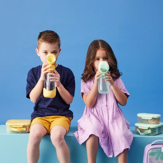 b.box Spearmint Lunchbox, Leakproof Bento Lunch Box with Gel Cooler Pack, Fits Whole Fruits & Sandwiches, Easy Open, Dishwasher Safe, For Kids 3+ - B.Box - Image 2