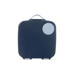b.box Midnight Lunchbox, Leakproof Bento Lunch Box with Gel Cooler Pack, Fits Whole Fruits & Sandwiches, Easy Open, Dishwasher Safe, For Kids 3+
