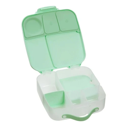 b.box Spearmint Lunchbox, Leakproof Bento Lunch Box with Gel Cooler Pack, Fits Whole Fruits & Sandwiches, Easy Open, Dishwasher Safe, For Kids 3+ - B.Box - Image 6