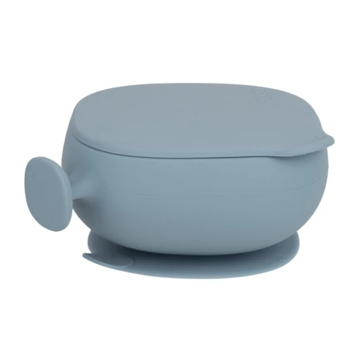 b.box Silicone Suction Bowl with Lid, Ocean Non-Slip Base, Airtight Lid, BPA-Free, Microwave & Dishwasher Safe, for Babies & Toddlers - B.Box - Image 4