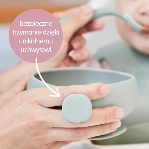 b.box Silicone Suction Bowl with Lid, Sage Non-Slip Base, Airtight Lid, BPA-Free, Microwave & Dishwasher Safe, for Babies & Toddlers - B.Box - Image 5