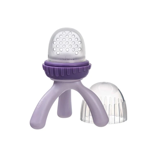 b.box Silicone Baby Fruit Feeder & Teether, Self-Feeding Fresh Food Feeder for Infants 4m+, Soft Safe Non-Toxic Silicone, Unique Tripod Design (Peony) b.box Silicone Baby Fruit Feeder & Teether, Self-Feeding Fresh Food Feeder for Infants 4m+, Soft Safe Non-Toxic Silicone, Unique Tripod Design (Peony)