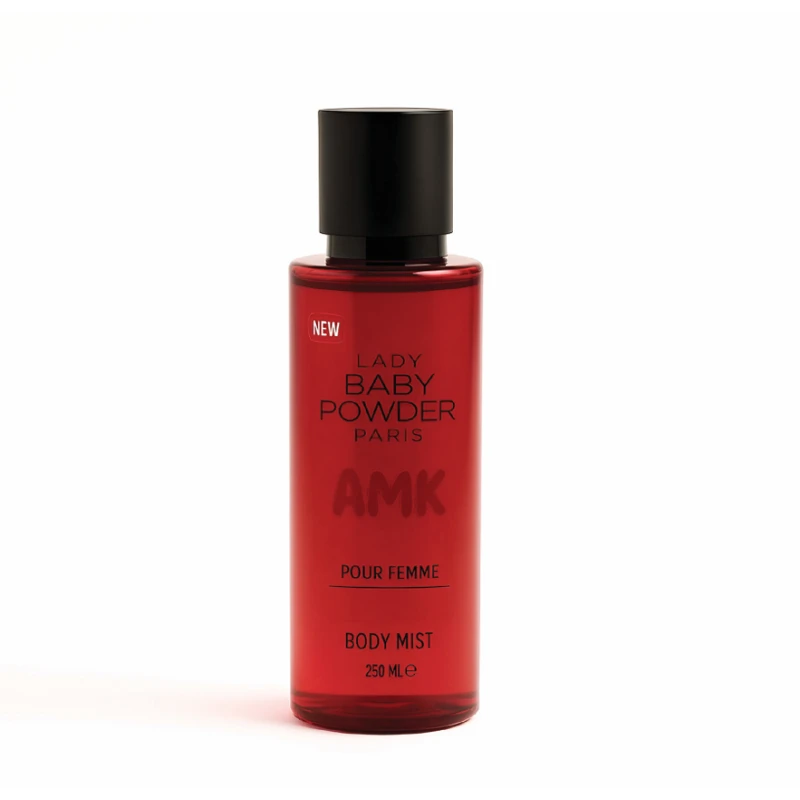 عطر جسم ليدي بيبي باودر أحمر 250 مل من إي إم كي - اي ام كي