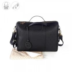 Pasito a Pasito Diaper Bags – London Black Changing Bag (LD) Elegant and Functional Baby Bag for Stylish Moms