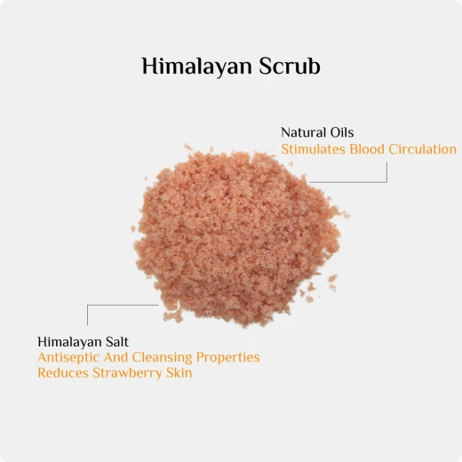 Oshea Himalayan Scrub 200g deeply cleanses exfoliates and renews skin for a natural fresh glow - Oshea - Image 2