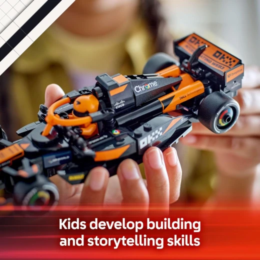 مجموعة بناء سيارة سباق LEGO Speed Champions McLaren F1 MCL38 للأطفال - ليجو - Image 4