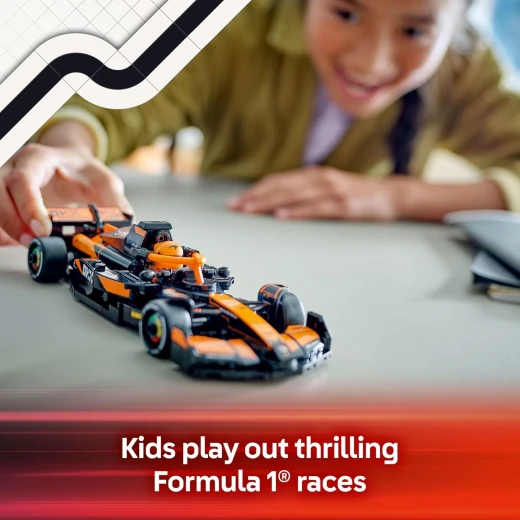 مجموعة بناء سيارة سباق LEGO Speed Champions McLaren F1 MCL38 للأطفال - ليجو - Image 5