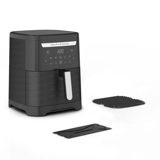 Tefal Easy Fry & Grill XXL 2-in-1 Hot Air Fryer, Air Fryer + Grill, Flexcook Insert for 2 Foods at the Same Time, Fryer without Oil, Energy Saving, 8 Programmes,  Hot Air Fryer XXLL - Tefal - Image 2