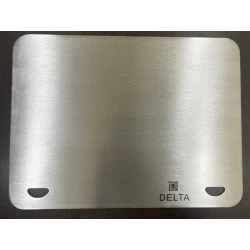 Delta Stainless Steel Pizza Baking Board ,40 × 30 cm , Flat Surface for Even Baking of Pizza, Breads, and Pastries
