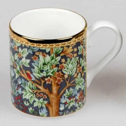 Roy Kirkham Robin & Larch Mug , Elegant Winter-Inspired Design , Fine Porcelain