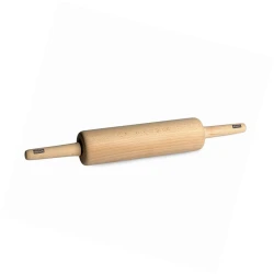 Philips Beechwood Rolling Pin, 25 x 7.2 cm ,Durable and Ideal for All Dough Types
