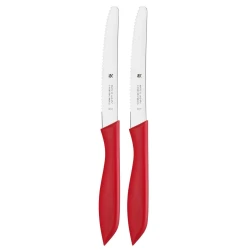 WMF Kitchen Knife Set of 2 Pieces – 23cm Each, Stylish & Practical in Red