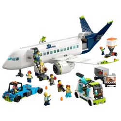 LEGO City Passenger Airplane Playset – airport-themed building toy with minifigures and accessories
