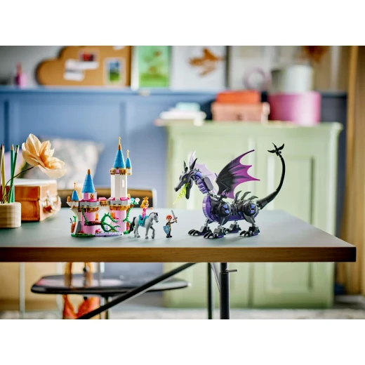 LEGO Disney Maleficent's Dragon Form Set 43240 – Sleeping Beauty Building Toy for Kids and Fans - LEGO - Image 8