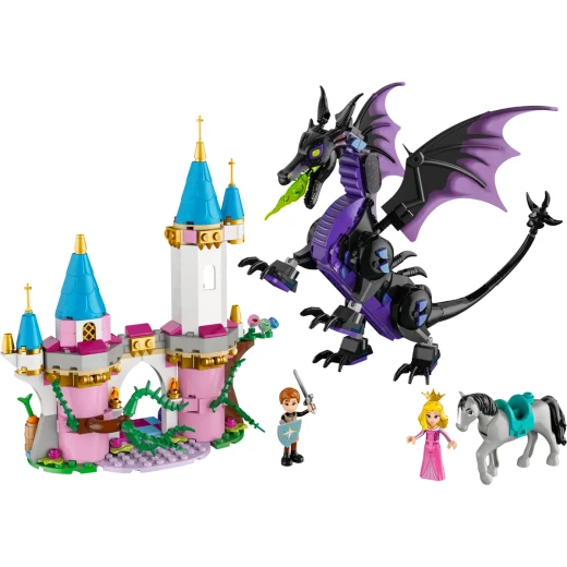 LEGO Disney Maleficent's Dragon Form Set 43240 – Sleeping Beauty Building Toy for Kids and Fans - LEGO - Image 2