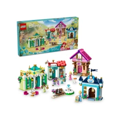 LEGO Disney Princess Market Adventure Set with 4 Figures – Magical Playset for Kids and Fans