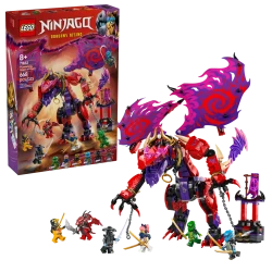 LEGO NINJAGO Thunderfang Dragon of Chaos Set with 6 Minifigures