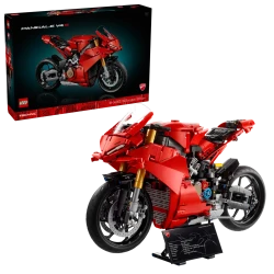 LEGO Technic Ducati Panigale V4 S Motorcycle Model Kit – High‑Detail Build Set for Adult Fans