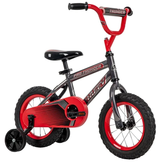 دراجة هوائية للأولاد Huffy Pro Thunder مقاس 12 بوصة - حواف ومقود أحمر دراجة هوائية للأولاد Huffy Pro Thunder مقاس 12 بوصة - حواف ومقود أحمر