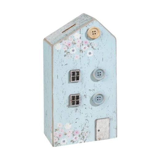 Mascagni Wooden Money Bank for Kids - Decorative Coin Bank with Relief Design