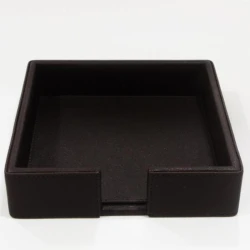 AP Leather Large Brown Napkin Holder - Stylish Home & Garden Table Decor