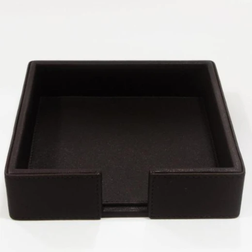 AP Leather Large Brown Napkin Holder - Stylish Home & Garden Table Decor