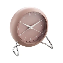 Mascagni Pink Alarm Clock 11x9x11cm - Modern Stylish Home Decor Accessory