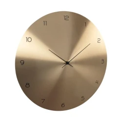 Mascagni 39cm Gold Wall Clock - Modern Elegant Home Decor Accessory