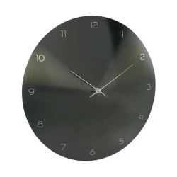 Mascagni 39cm Gunmetal Wall Clock - Modern Stylish Home Decor Accessory