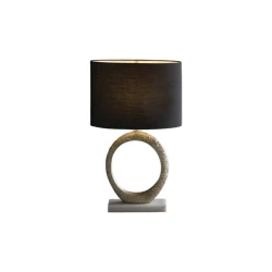Mascagni Table Lamp Gold & Black 38x20cm H: 63cm - Modern Design