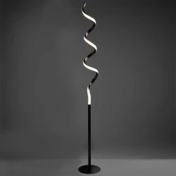 Mascagni Led Floor Lamp Black Aluminum 24W - Modern Home Decor