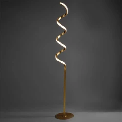 Mascagni Led Floor Lamp Gold Aluminum 24W - Modern Home Decor