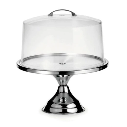 ستاند كيك من Table Craft مع غطاء 32 سم من الفولاذ المقاوم للصدأ ستاند كيك من Table Craft مع غطاء 32 سم من الفولاذ المقاوم للصدأ