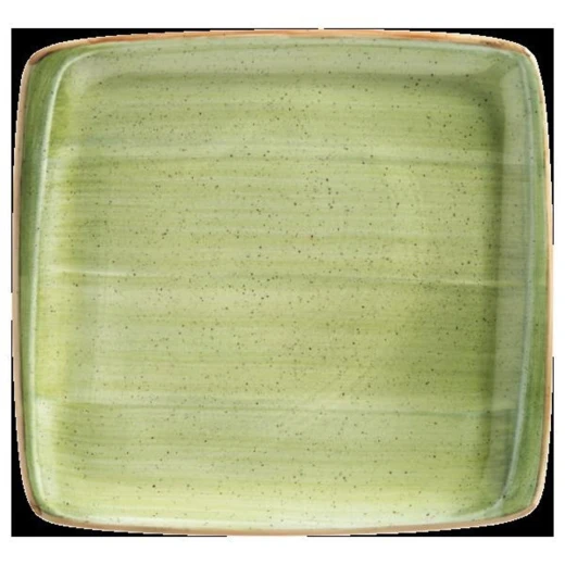 بونا ثيرابي طبق مربع 27x25 سم بورسلين أخضر