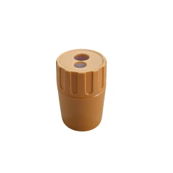 STAGE Pencil Sharpener Mod.438 with Lid, Orange, High-Quality German Blades, Durable & Efficient Sharpener for Precise Sharpening