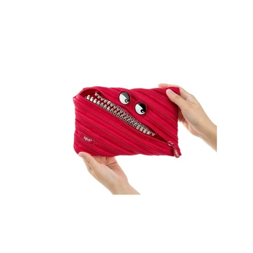 حافظة أقلام كبيرة جريز من زيبت - أحمر 23×15×2 سم، مستلزمات مدرسية ممتعة ومتينة - زيبت - Image 2