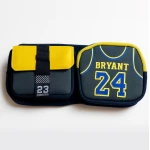 Pencil Case 24, Large Capacity Yellow & Black Pencil Pouch with 3 Compartments, Stationery Storage Bag for School & Office