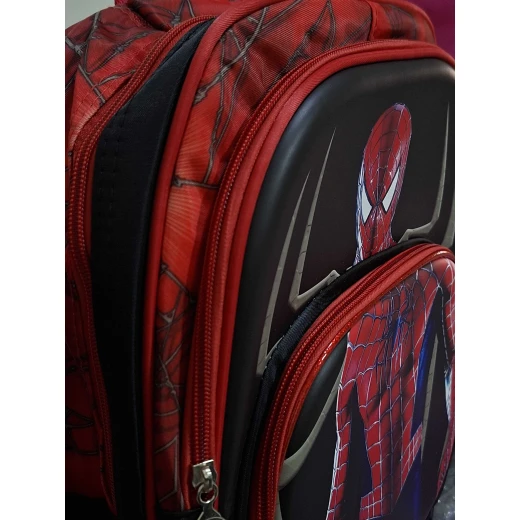 Spider-Man School Backpack for Boys, Lightweight & Durable Bag for Preschool and Early Grades (KG–Grade 2) - Image 3