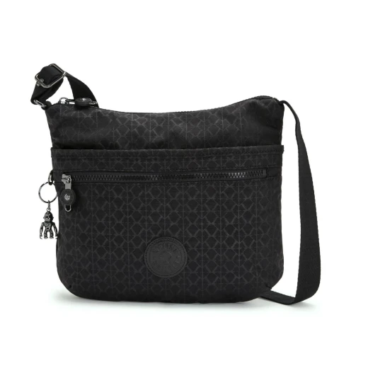 Kipling Signature Emb ARTO, Medium Crossbody Bag, Lightweight, Stylish & Practical with 6L Capacity, Ideal for Daily Use or Travel 29 x 4 x 26 cm Kipling Signature Emb ARTO, Medium Crossbody Bag, Lightweight, Stylish & Practical with 6L Capacity, Ideal for Daily Use or Travel 29 x 4 x 26 cm