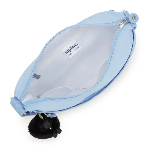 Kipling Medium Sky Blue Crossbody Bag, Lightweight, Stylish & Practical with 6L Capacity, Ideal for Daily Use or Travel 29 x 4 x 26 cm - Kipling - Image 4